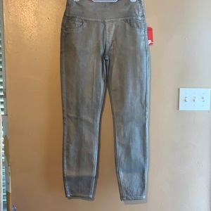 NWT Spanx wax denim leggings medium